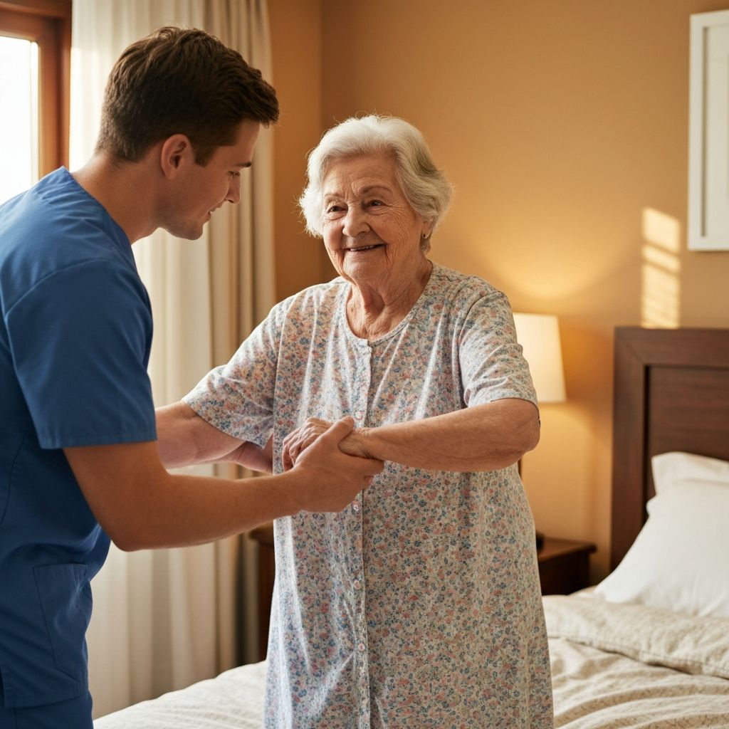 Cuidado profesional a personas mayores